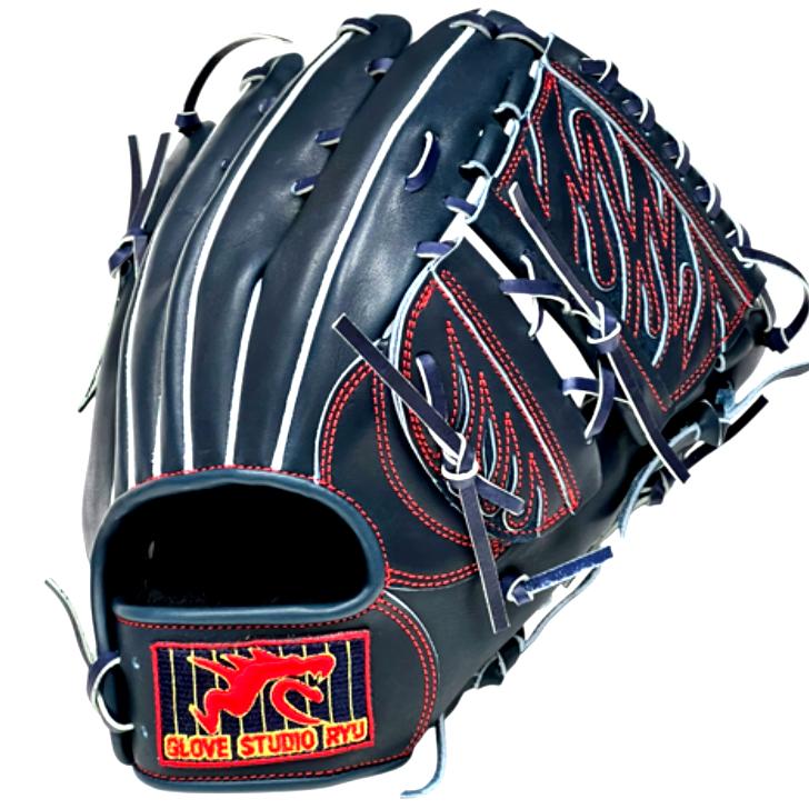 RYU 硬式グローブ 投手ピッチャー用 右投げ用 限定ラベル 野球 リュウ