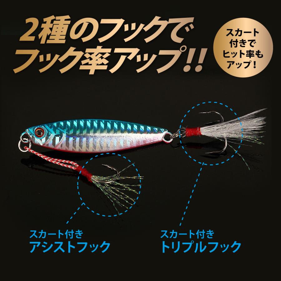 メタルジグセット 5個セット メタルジグ 10g 20g 30g ジグ 釣り ルアー