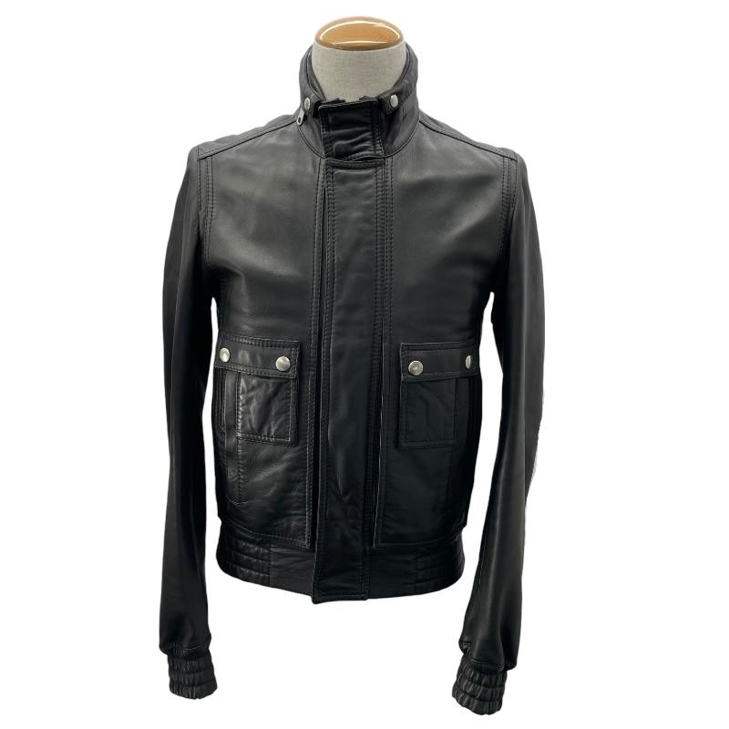 ディオールオム DIOR HOMME レザーシングルライダーズジャケット