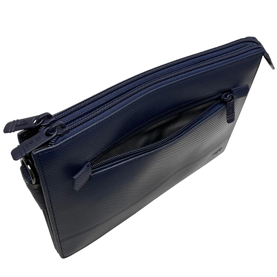 TUMI（トゥミ） クラッチバッグ セカンドバッグ ポーチ 本革 エンボス