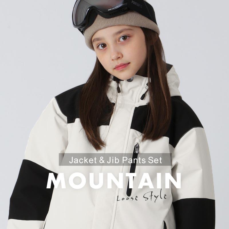 ポンタぺス（PONTAPES） スノーボードウェア 上下セット ジュニア