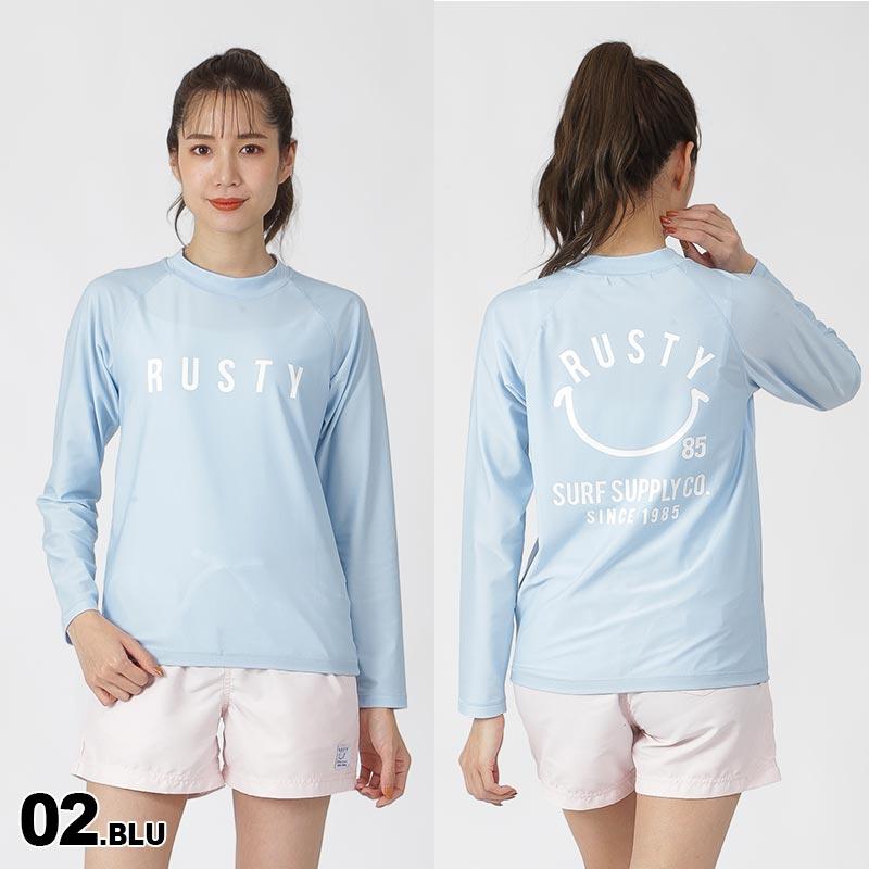 RUSTY（ラスティ） レディース 長袖 ラッシュガード Tシャツ ティー