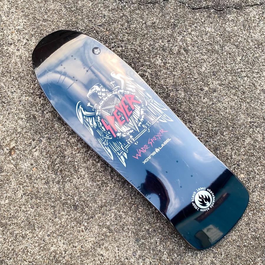 ブラックレーベル 10.0インチ X2シェイプ スケボー デッキ BLACK LABEL