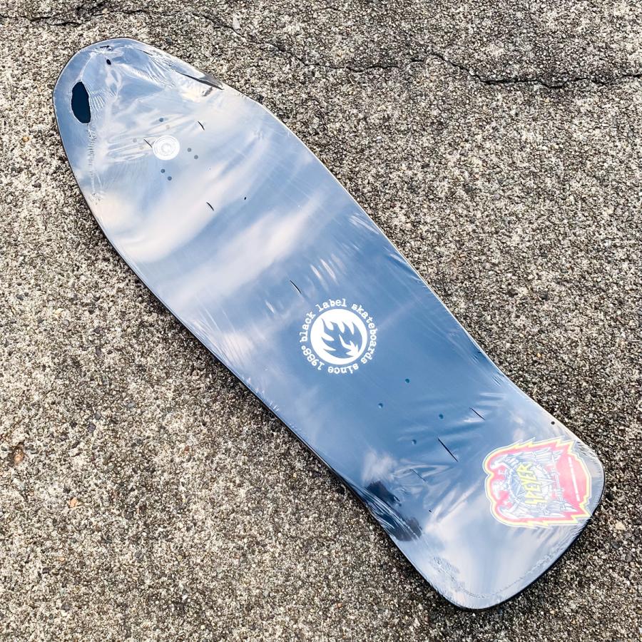 ブラックレーベル 10.0インチ X2シェイプ スケボー デッキ BLACK LABEL