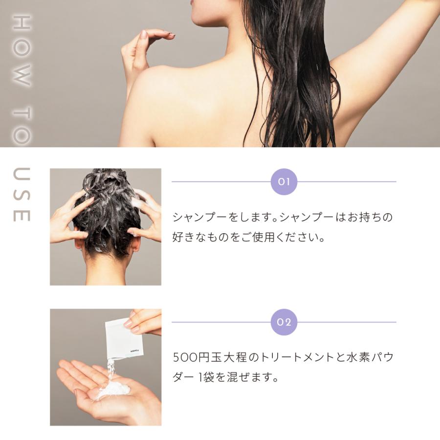 水素トリートメント H2 ONEST ホームケア セット (セット内容