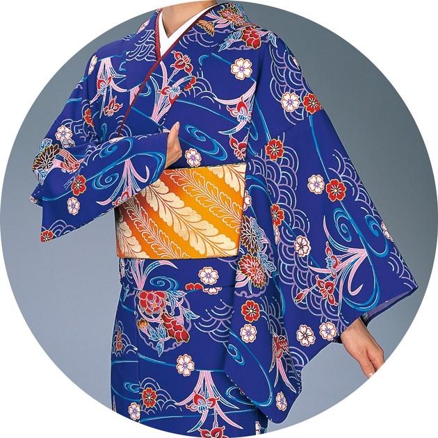 琉球舞踊 衣装 沖縄民謡 洗える着物 びんがた 紅型 袷仕立て・胴抜き