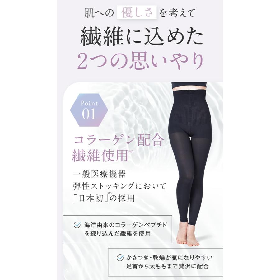 GLAMOROUS SERIES（グラマラスシリーズ） 着圧レギンス むくみ解消 3枚