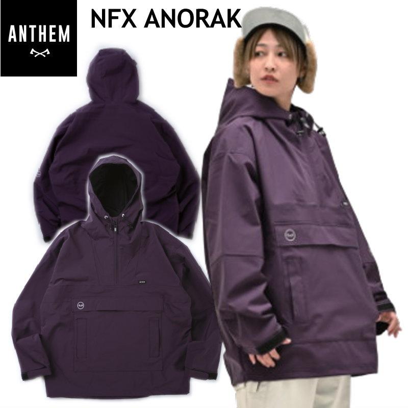 ◎ 24-25 ANTHEM NFX ANORAK JKT DEEP PURPLE AN2441 アンセム