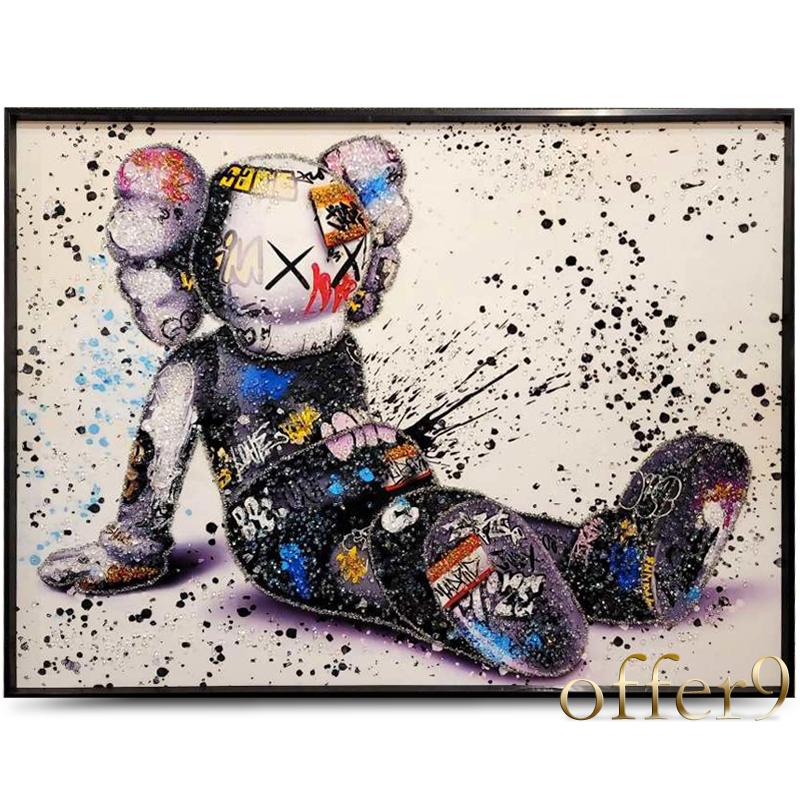 アートパネル ブランドオマージュ 水晶絵 クリスタル アートフレーム