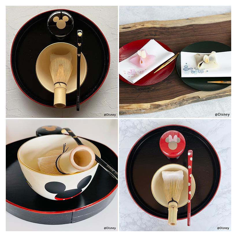 茶箱セット ミッキー ミニー ウォルト ディズニー Disney 茶箱 茶碗 棗