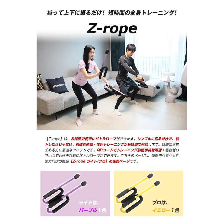 Z-rope バトルロープ 筋トレ 宅トレ クロスフィット 有酸素運動 体幹