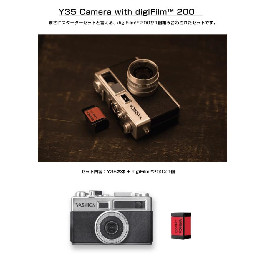 YASHICA digiFilm CAMERA Y35 フィルム1点付属 スターターセット
