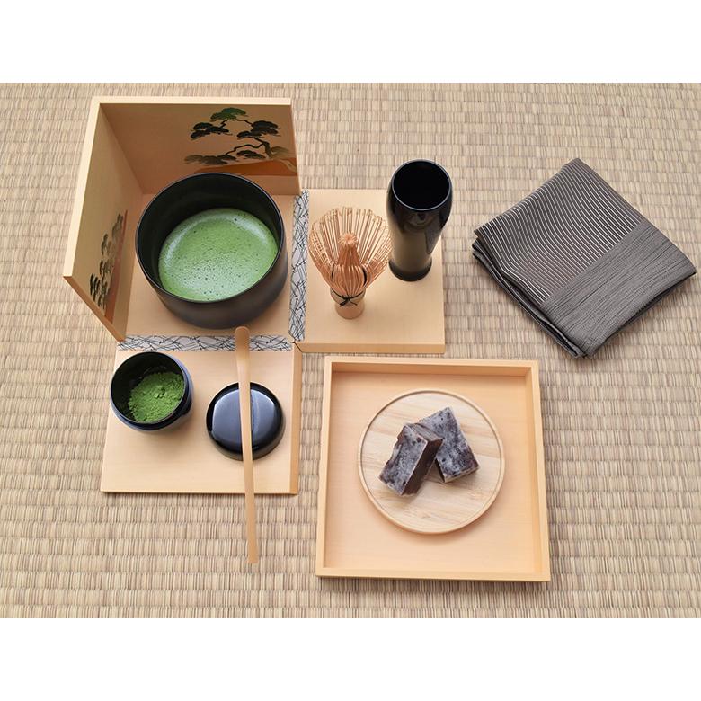 持ち運び茶道具 西本 喫茶箱 白木地(ナチュラル) NISHIMOTO 入門セット