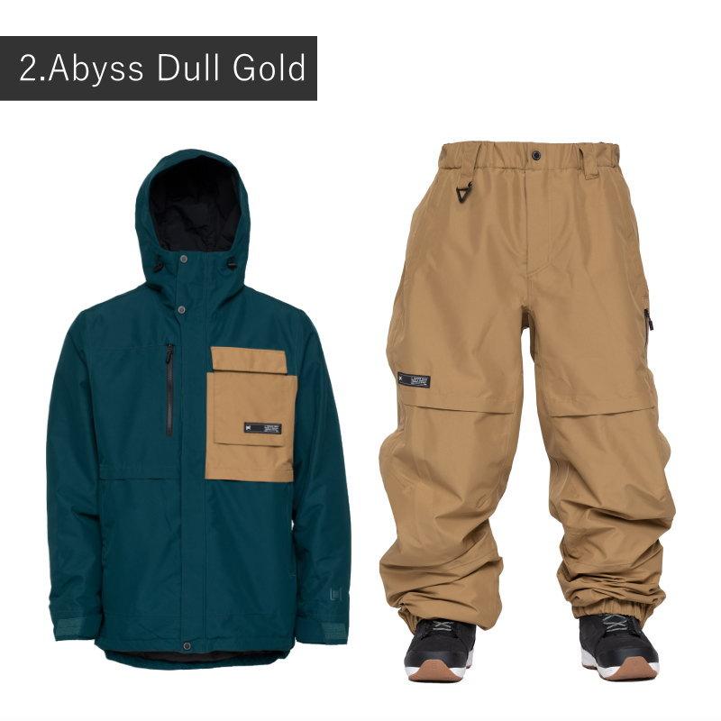 L1 スノボウェア上下セット○ L1 RANKIN JACKET PANT エルワン