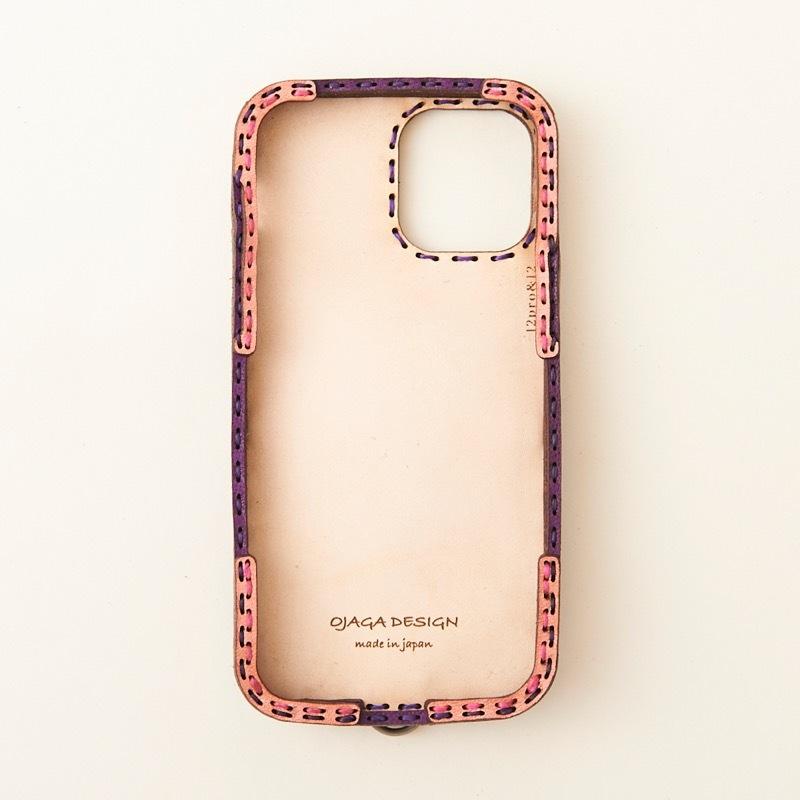 ojaga design（オジャガデザイン） レザーiPhone12/12Proケース 5color