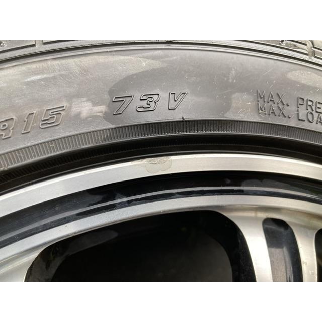 15 インチ アルミ ホイール 夏 サマー タイヤ 4本 ナット セット ek