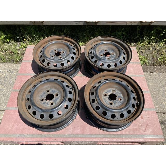 トヨタ 純正 14 インチ 鉄 スチール ホイール 4本 セット ラウム J14