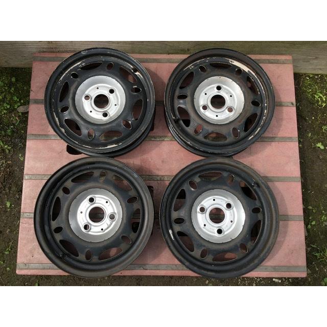 15インチ 鉄 ホイール 1台分 4本 セット MCC スマート MC01K