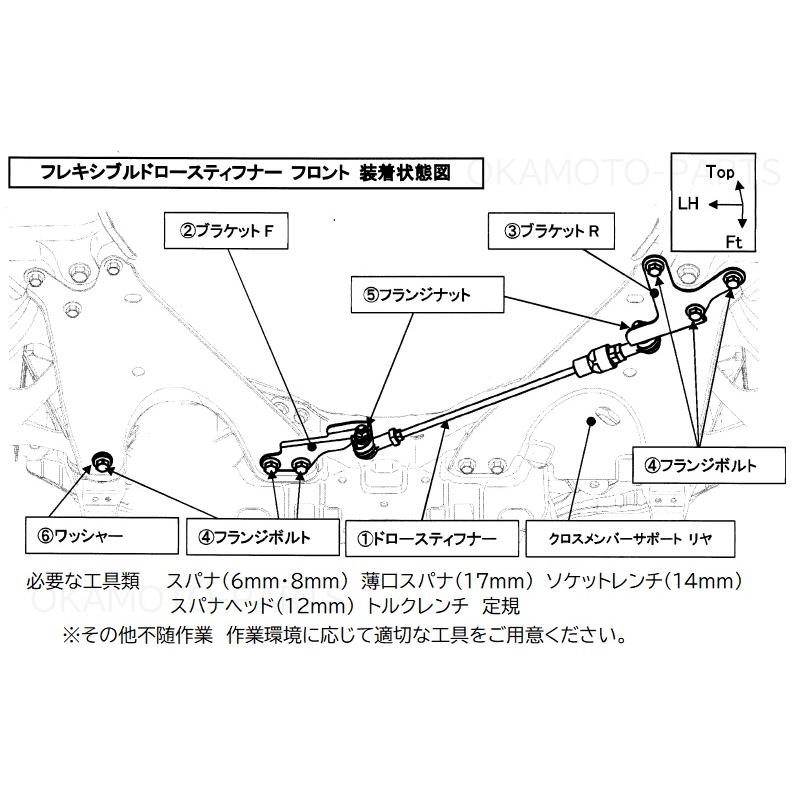 フォレスター (R)STi フロントフレキシブルドロースティフナー