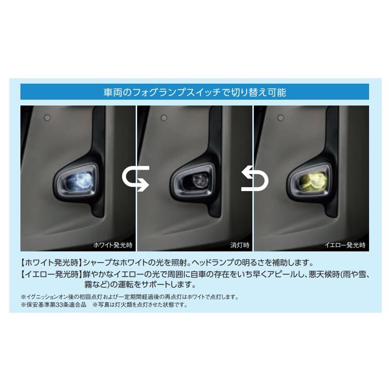 MZT)LEDフォグランプセット(左右分と配線・フォグスイッチのセット