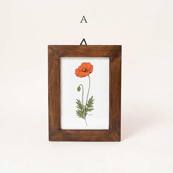 デジタルアート 額縁ニス仕上げ お洒落な壁掛けインテリア mia