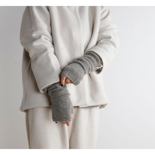 evam eva エヴァムエヴァ カシミヤアームウォーマー cashmere seamless