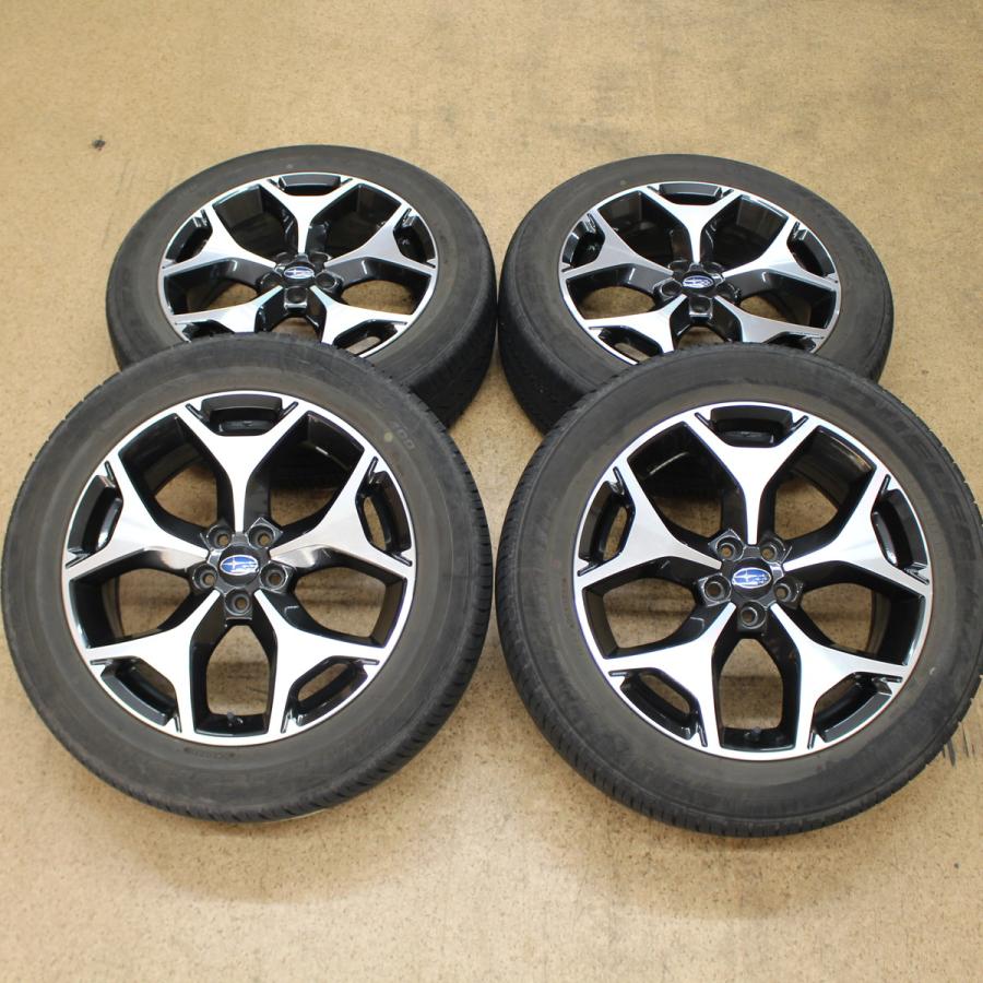 フォレスター SUBARU SJG 純正 18インチ ブラポリ PCD100 ブリヂストン