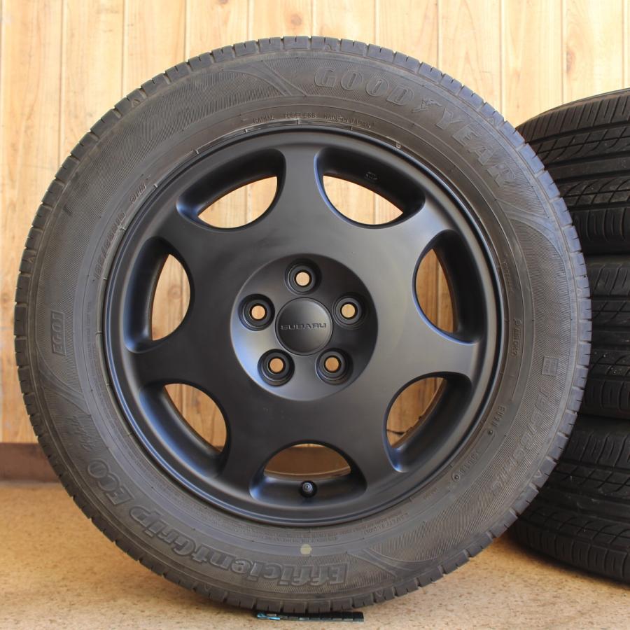 SUBARU（スバル） 純正 15インチ ブラック再塗装品 溝あり 195/65R15