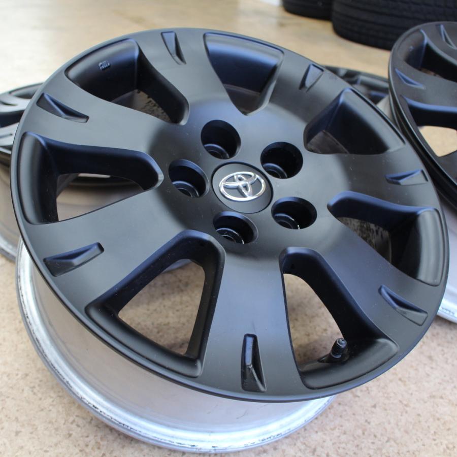 トヨタ（TOYOTA） アルファード 純正 ブラック再塗装 16インチ アルミ