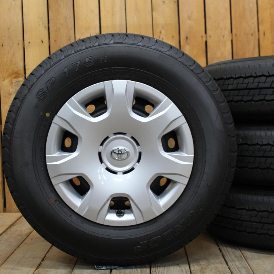 ハイエース 200系 純正 15インチ 2022年製 新車外し ダンロップ SP175N