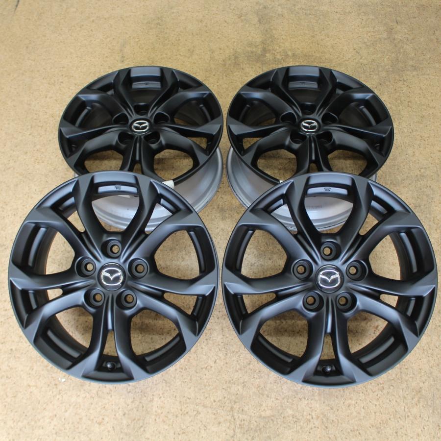 マツダ（Mazda） CX-3 純正 16インチ マットブラック再塗装品 6.5J+50