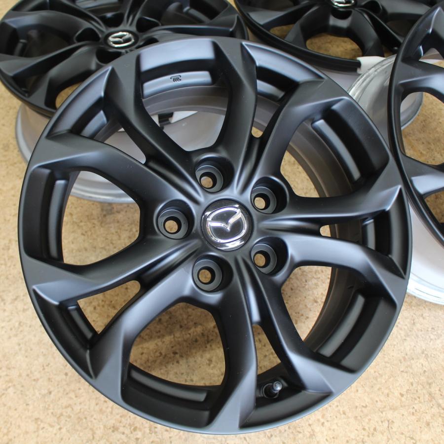 マツダ（Mazda） CX-3 純正 16インチ マットブラック再塗装品 6.5J+50