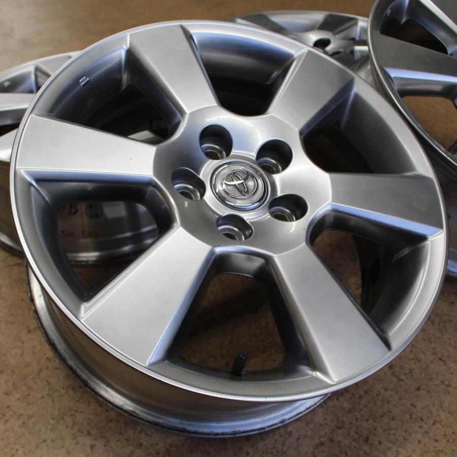 ハリアー TOYOTA 純正 17インチ 6.5J+35 PCD114.3 アルミホイール 4本