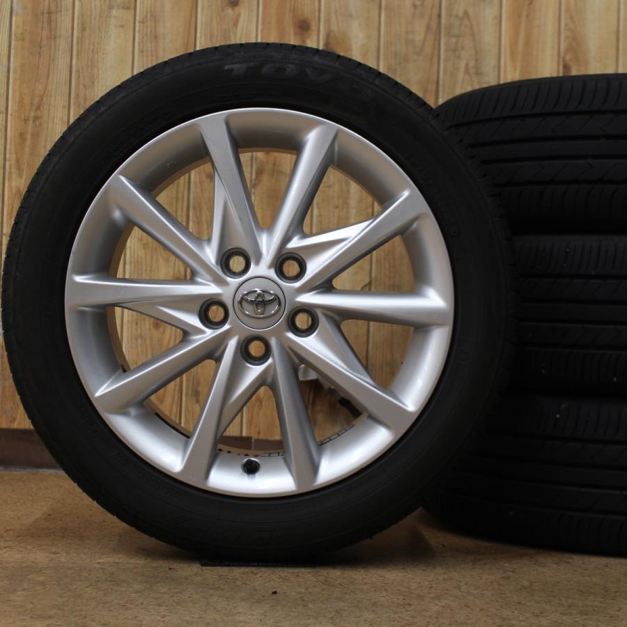 トヨタ（TOYOTA） プリウスα 純正 17インチ 7J+45 PCD114.3 バリ溝 215