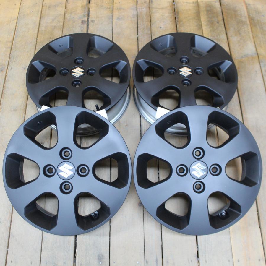ワゴンR SUZUKI スズキ 純正 14インチ マットブラック塗装品 4.5J+50