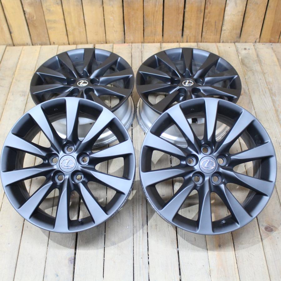 レクサス（LEXUS） LS460 LS600 純正 18インチ マットブラック 再塗装