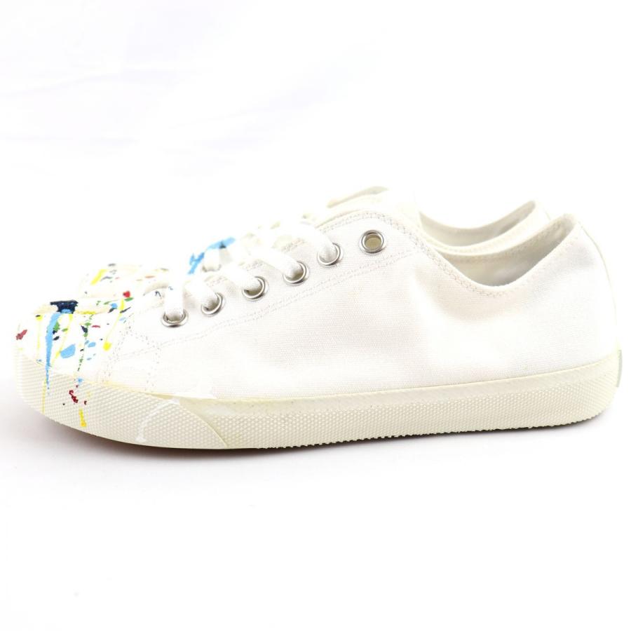 未使用 メゾンマルジェラ 19AW Tabi ペイントドロップ キャンバス