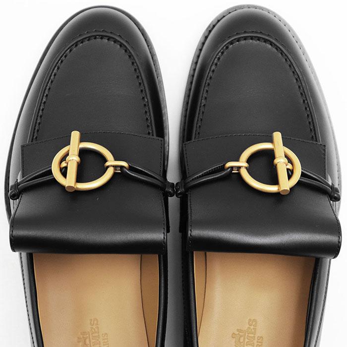 HERMES（エルメス） 【新品同様】HERMES ローファー インパクト H ロゴ