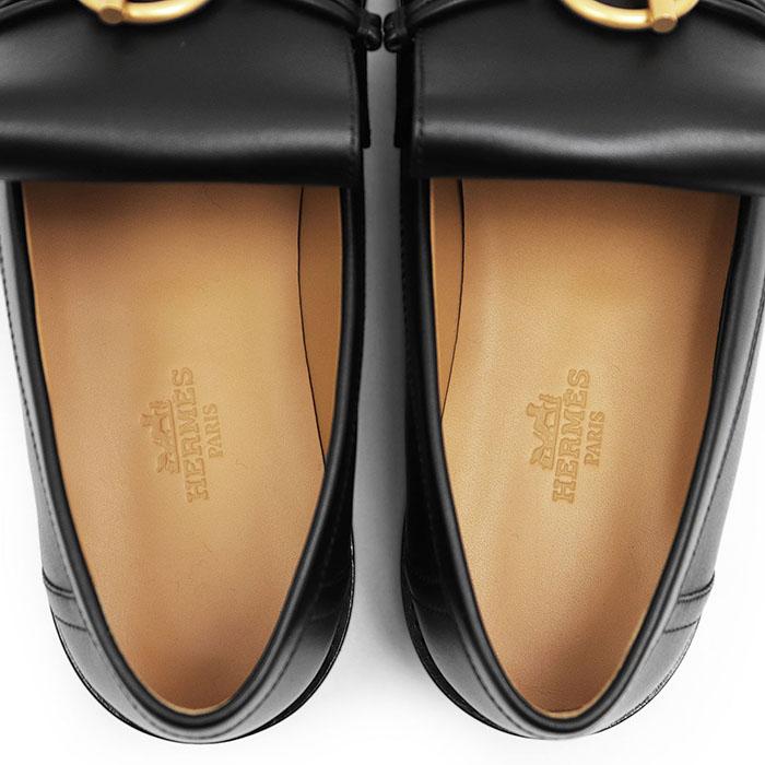HERMES（エルメス） 【新品同様】HERMES ローファー インパクト H ロゴ