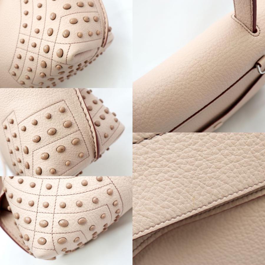 トッズ ウェーブ ミディアム レザー2wayショルダーバッグ レディース