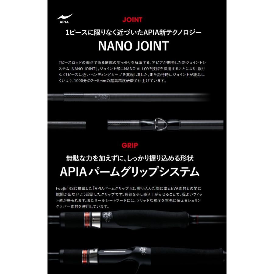 APIA アピア Foojin' フージン RS 95MH デザイア2ピース スピニング