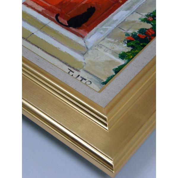 絵画 油絵F4 赤い扉とネコ 伊藤拓実画 : 大瑠堂 - 通販 - Yahoo