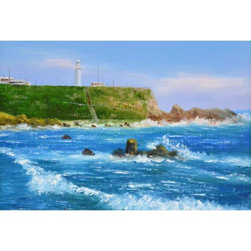 絵画 油絵 風景画F6 犬吠埼 小林幸三画 : 大瑠堂 - 通販 - Yahoo