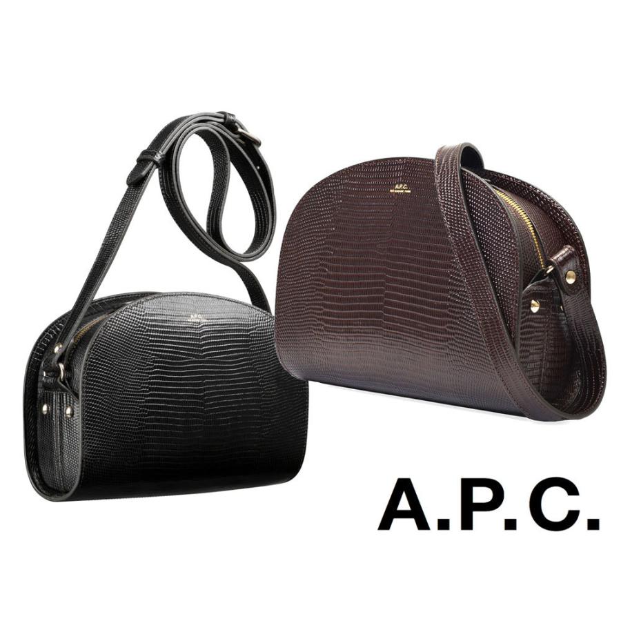 A.P.C.（アーペーセー） ショルダーバッグ デミルーンバッグ エンボス