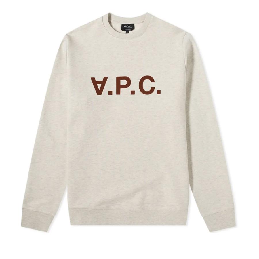 A.P.C.（アーペーセー） ロゴスウェットトレーナー メンズ フロッキー