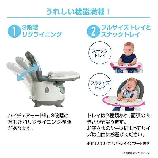 GRACO（グレコ） 7in1 フロアツーテーブル ハイチェア ローチェア