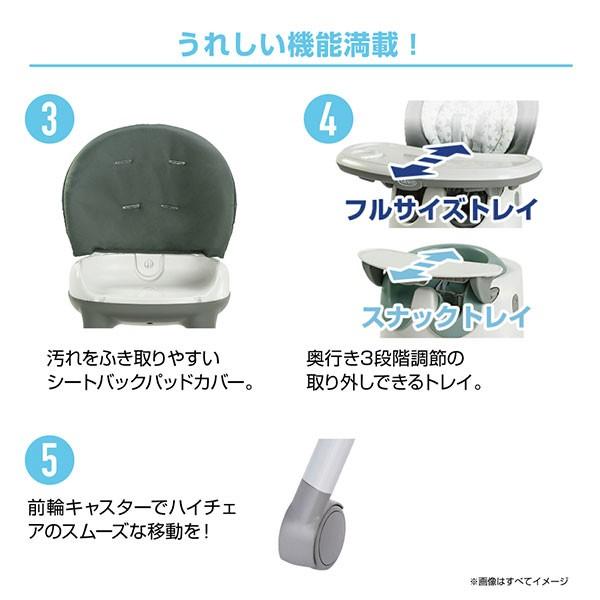 GRACO（グレコ） 7in1 フロアツーテーブル ハイチェア ローチェア