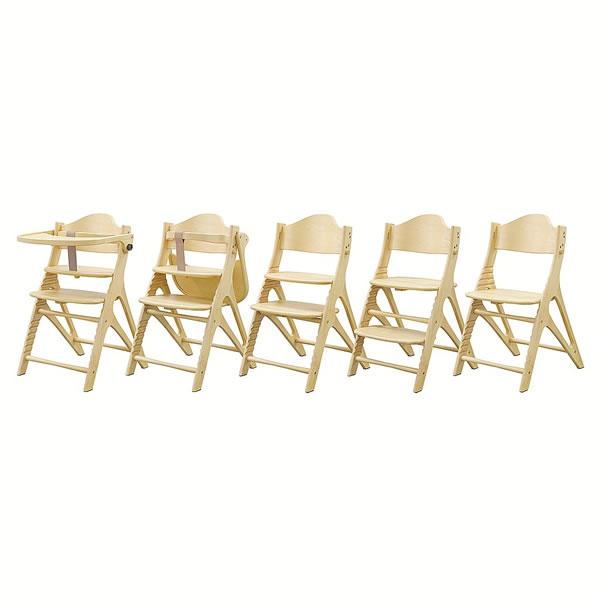 大和屋 アッフルチェア ミルキーピンク テーブル付 AFFEL （木製