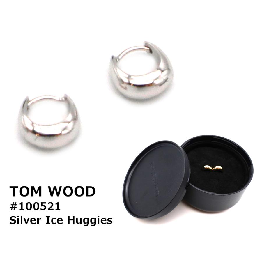 TOM WOOD（トムウッド） フープピアス スターリングシルバー アイス