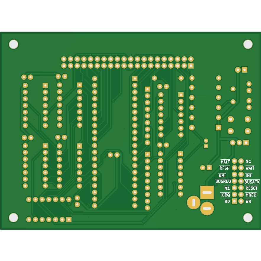 MSXを作ろう(1)-Z80CPUボード(KZ80-CPUB REV3) 専用プリント基板